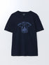 LC Waikiki Crew Neck Printed Combed Cotton Men's T-Shirt